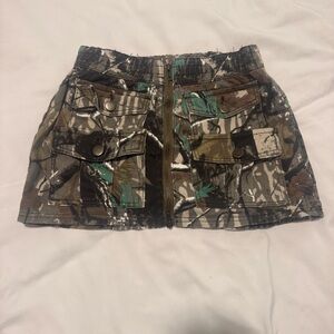 Camo Cargo Women's Mini Skirt
